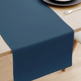 Goldea napron de masă 100% bumbac - albastru marin 50x120 cm