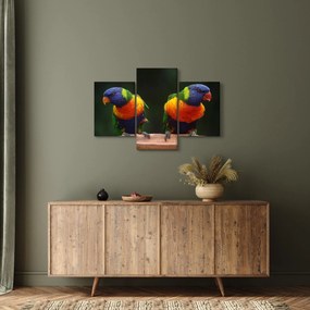 Tablou cu papagali (90x60 cm)