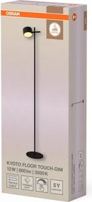 Osram - Lampă de podea LED dimabilă DECOR KYOTO LED/12W/230V neagră