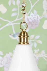 Pendul clasic LUX, Metal, Alama Antic, Soft Blue, FENIMORE