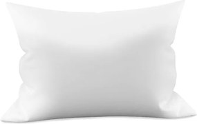 Husa pentru perna satin damasc 70x90 albă