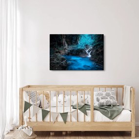 Tablou - Noaptea magică în pădurea tropicală (90x60 cm)
