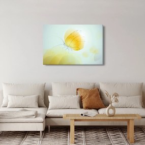Tablou - Fluturele galben (90x60 cm)