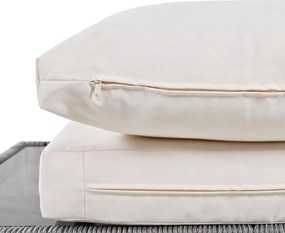 Set de mobilier de grădină din 4 piese cu frânghie, Bej | Aosom Romania