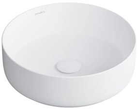 Omnires Tulsa lavoar 36x36 cm rotund alb TULSA355BM