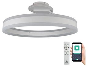 Lustră LED dimabilă aplicată LED/86W/230V 3000-6500K alb + telecomandă