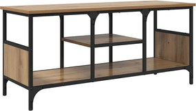 vidaXL Cabinet TV Stejar Artizanal 100 x 35 x 45 cm
