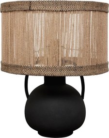 Lampa de masa, cu abajur din iuta natuala, Luanda