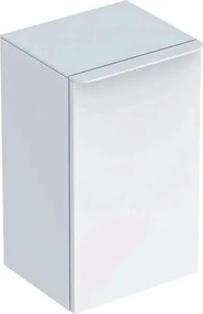 Dulap mediu suspendat Geberit Smyle Square alb 1 usa opritor stanga 36 cm