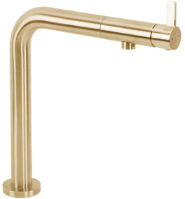 Baterie de bucătărie REA COLE Brush Gold