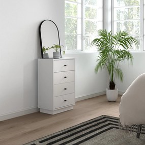 HOMCOM Sertar șifonier cu 7 sertare dulap din material lemnoas în stil modern 47 x 29 x 75 cm Alb | Aosom Romania