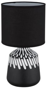 Lampa de masa ceramica neagra RELA