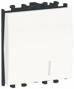 Intrerupator cu led, 2 module, alb, Schneider Easy Styl