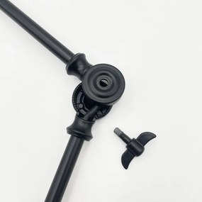 Brilagi - Lustră LED pe tijă IRONBEAM 1xE27/60W/230V neagră