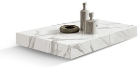 Masa Transformabila, extensibila, cu sistem de ridicare-coborare - EFECT MARMURA - 120 cm / 80 cm - Transformabila