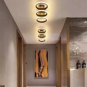 Plafonieră dimabilă LED/30W/230V 3000-6500K neagră Wi-Fi Tuya + telecomandă