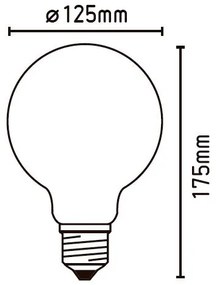 Bec GLOBO FILAMENTO LED E27 4W 2700K 17423