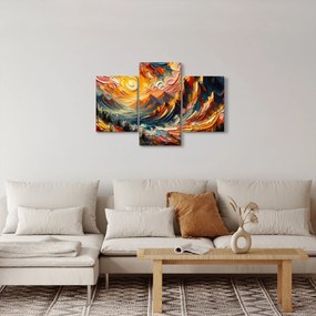 Tablou - Munte acoperit de soare (90x60 cm)