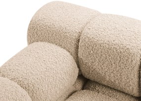 Coltar modular stanga 4 locuri, Bellis-213, Micadoni Home, 282x155x70 cm, tesatura boucle, bej sand