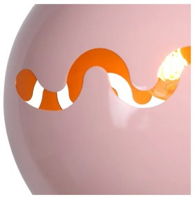 Lustră pe cablu CORENTIN 1xE27/60W/230V roz Lucide 30484/28/66