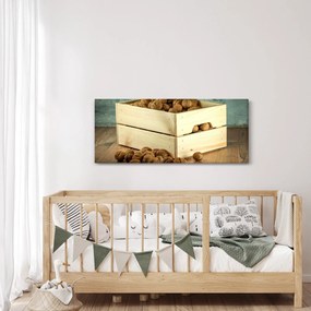 Tablou - Natură moartă de toamnă cu nuci (120x50 cm)