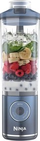 Blender portabil Ninja Blast Max BC251EUNV, 14,4 W, 11,1 V, 570 ml, 19 000 rpm, zdrobire gheață, până la 25 de cicluri, fără BPA, albastru