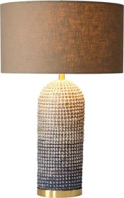 Lampa de masa lucrata manual, Iarba de mare, ZEA 60cm A-46650 VC