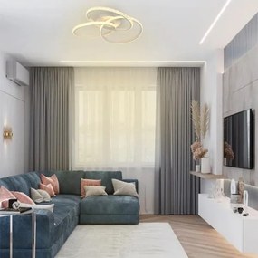 Brilagi - Lampă LED dimabilă de tavan COSMOWAVE LED/70W/230V 3000-6500K + telecomandă