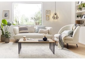 Eglo 424801 - Masă de cafea AUKSIDE 53,5x100 cm maro/negru