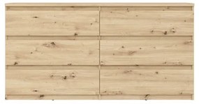 Comodă cu sertare MAO, stejar Artisan