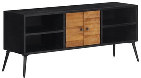 Comoda TV, 112x31x45 cm, lemn masiv de tec reciclat