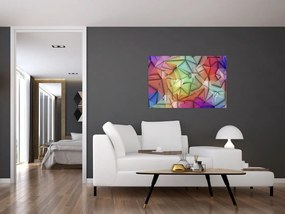 Tablou - Abstracția poligonală (90x60 cm)