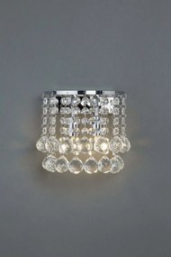 Aplica perete eleganta design modern Hanna crom 2402-2CC SRT