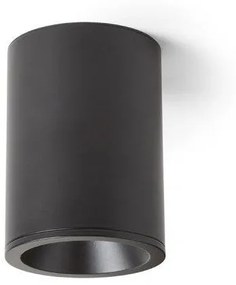 Plafoniera cilindrica EILEEN de tavan negru 230V GU10 35W IP65