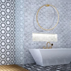 LED Aplica SATURNO LED/46W/230V pr. 80 cm IP44 auriu