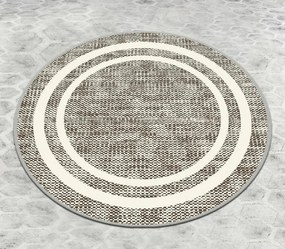 Covoras baie FORMICA CIRCLE DJT, 100x100 cm, forma rotunda, poliester,