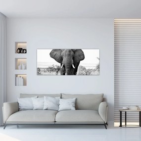 Tablou - Elefantul african II. (120x50 cm)