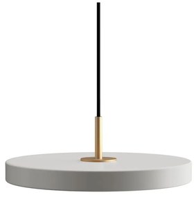 Lustră gri deschis LED cu intensitate reglabilă din metal cu abajur din metal ø 31 cm Asteria Plus – UMAGE