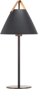 DESIGN FOR THE PEOPLE Lampa de masa STRAP neagra 25/55 cm