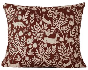 Husa de perna din microfibra FOREST ANIMALS 70x90 cm, maro