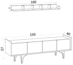 Mobilier living Kata (Alb). 1072901