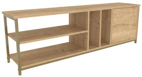 Comoda TV Oneida - Gold, Oak