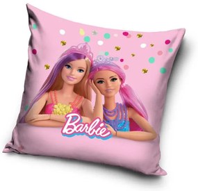 Barbie Friends Husă pentru pernă din velur 40x40 cm