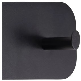 Cuier de perete din metal Actona Selje, negru