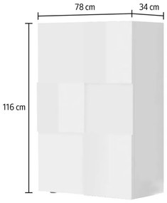 Comodă SERIAN albă