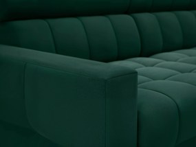 Colțar extensibil Nardo Maxi dreapta - verde catifea Bluvel 78