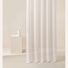 Perdea bej clasic Novelia cu bandă de atârnat 250 x 250 cm