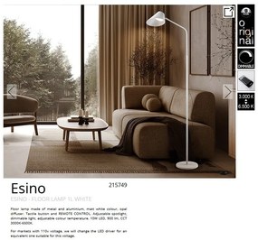 Lampadar/Lampa de podea LED design modern Esino alb