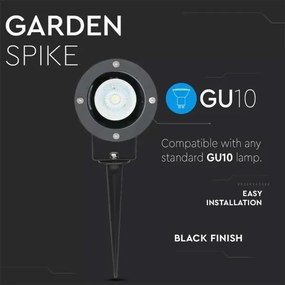 Lampă exterior 1xGU10/35W/230V IP44