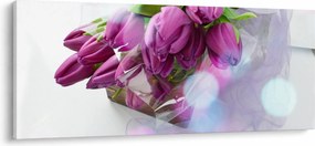 Tablou - buchet de lalele (120x50 cm)